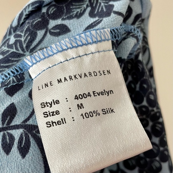 Line Markvardsen Evelyn Midi Dress Blue - Picture 9 of 13